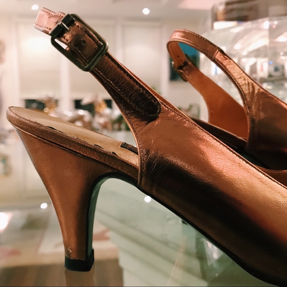 bronze heels
